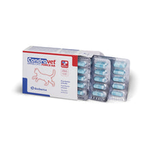 Condrovet Force HA Gatos de Bioiberica, estuche nuevo de 45 cápsulas con polvo palatable y sus blísteres, EAN 8430336091861