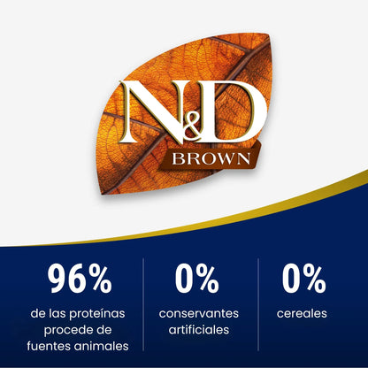 Logotipo de la línea sobre hoja de otoño y banda azul marino, con tres cifras