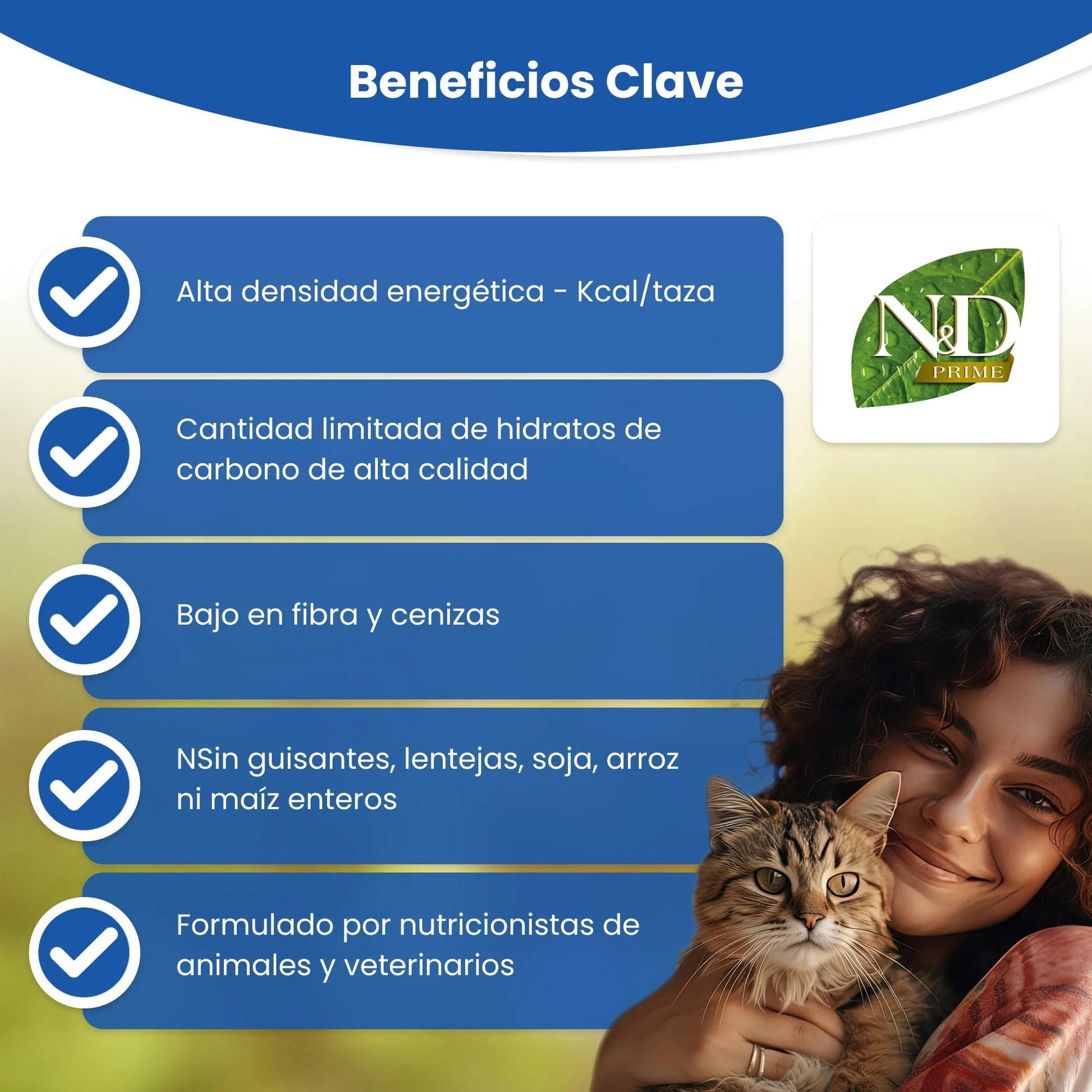 Pienso Farmina ND Cat Prime Cordero - Premium Sin Cereales para Gatos