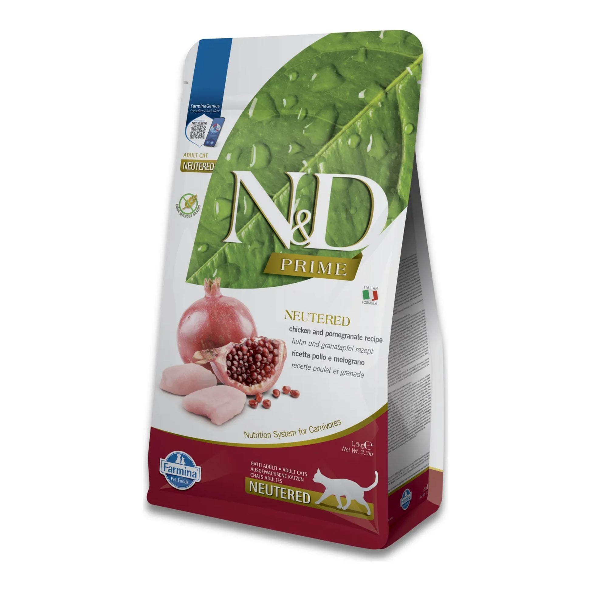 ND CAT PRIME NEUTERED POLLO - Alimento Gatos Esterilizados
