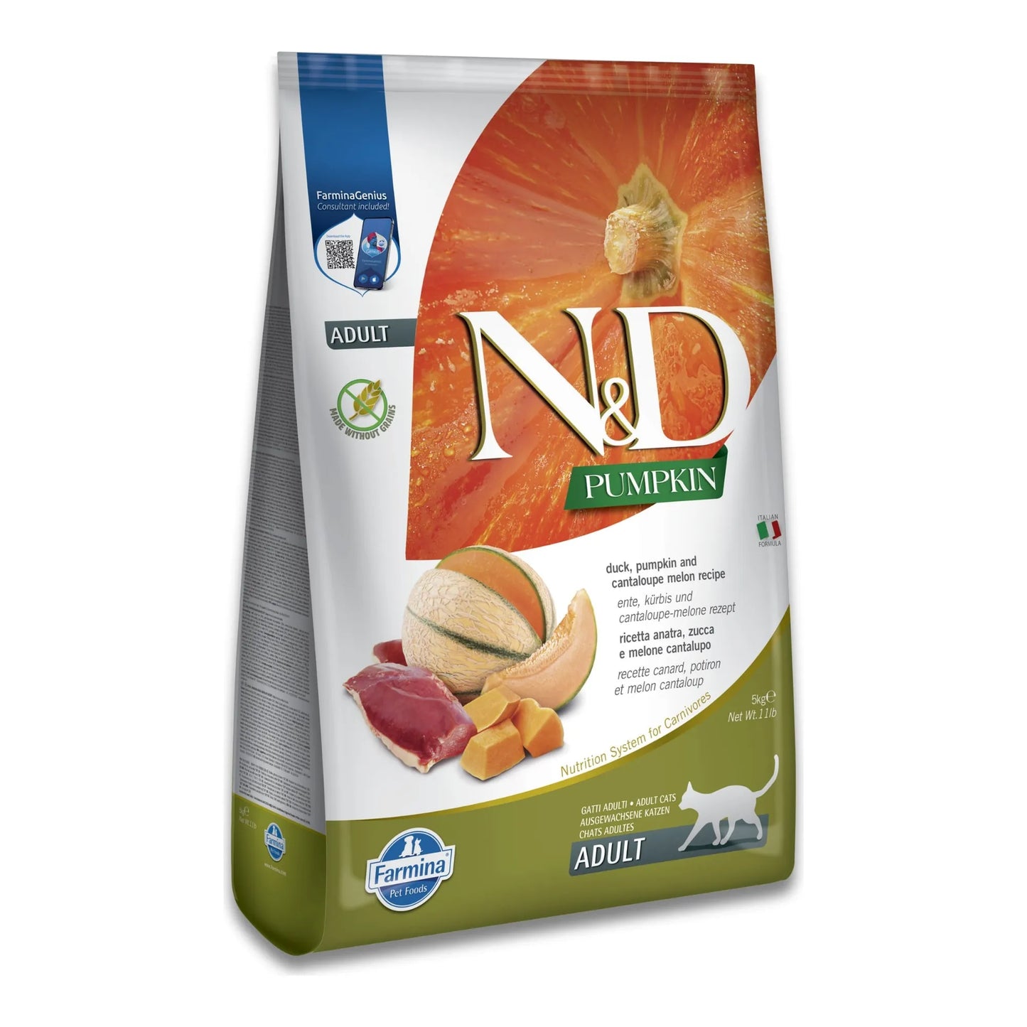 Pienso Farmina ND Cat Pumpkin Pato - Alimento Premium para Gatos