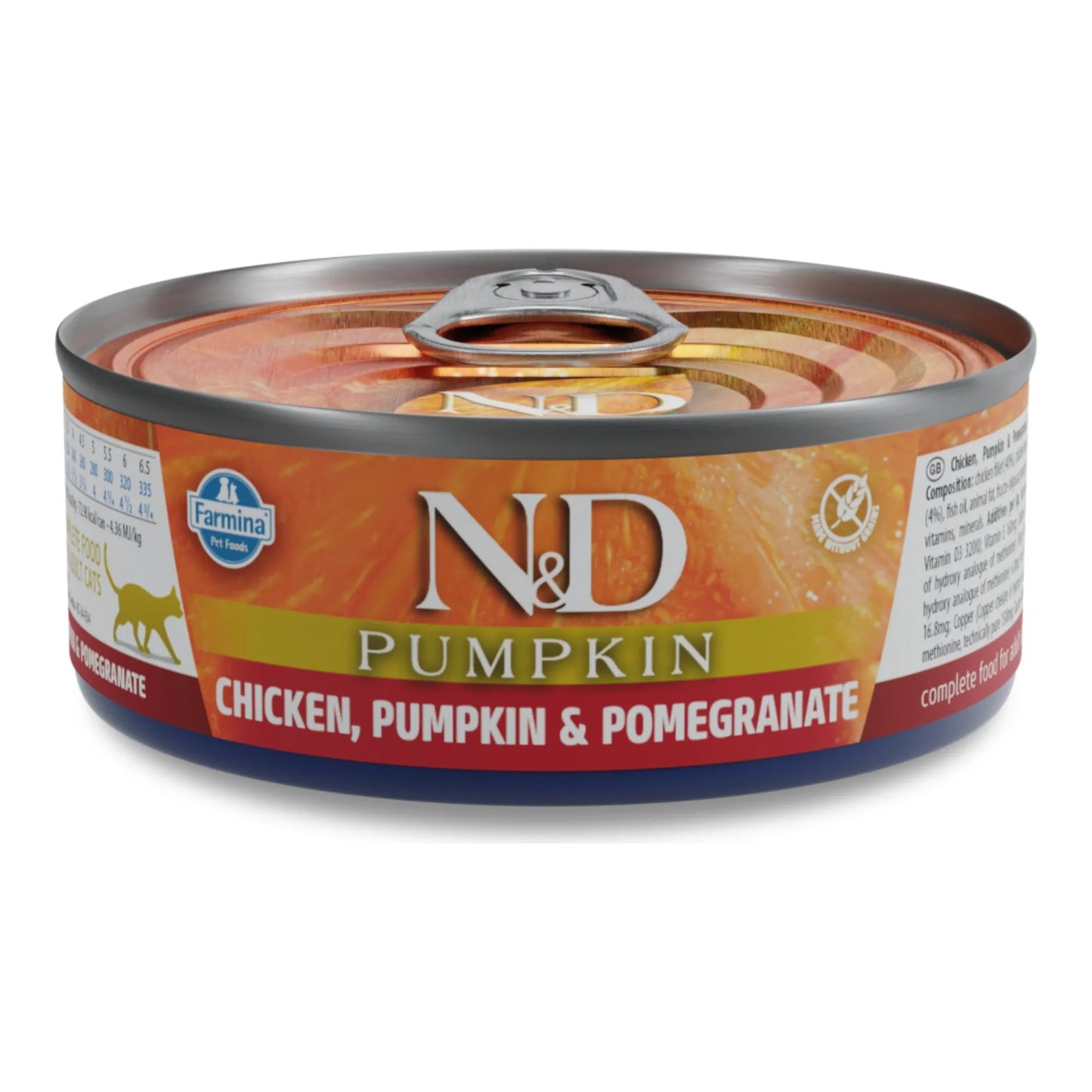 FARMINA ND CAT PUMPKIN POLLO CAJA 24X70GR