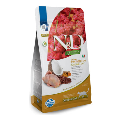 Pienso Farmina ND Quinoa Skin Coat Codorniz - Dietético Piel Sensible