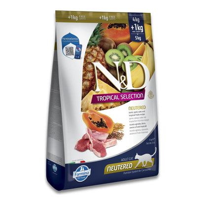 Pienso Farmina ND Tropical Neutered Cordero - Premium Castrados