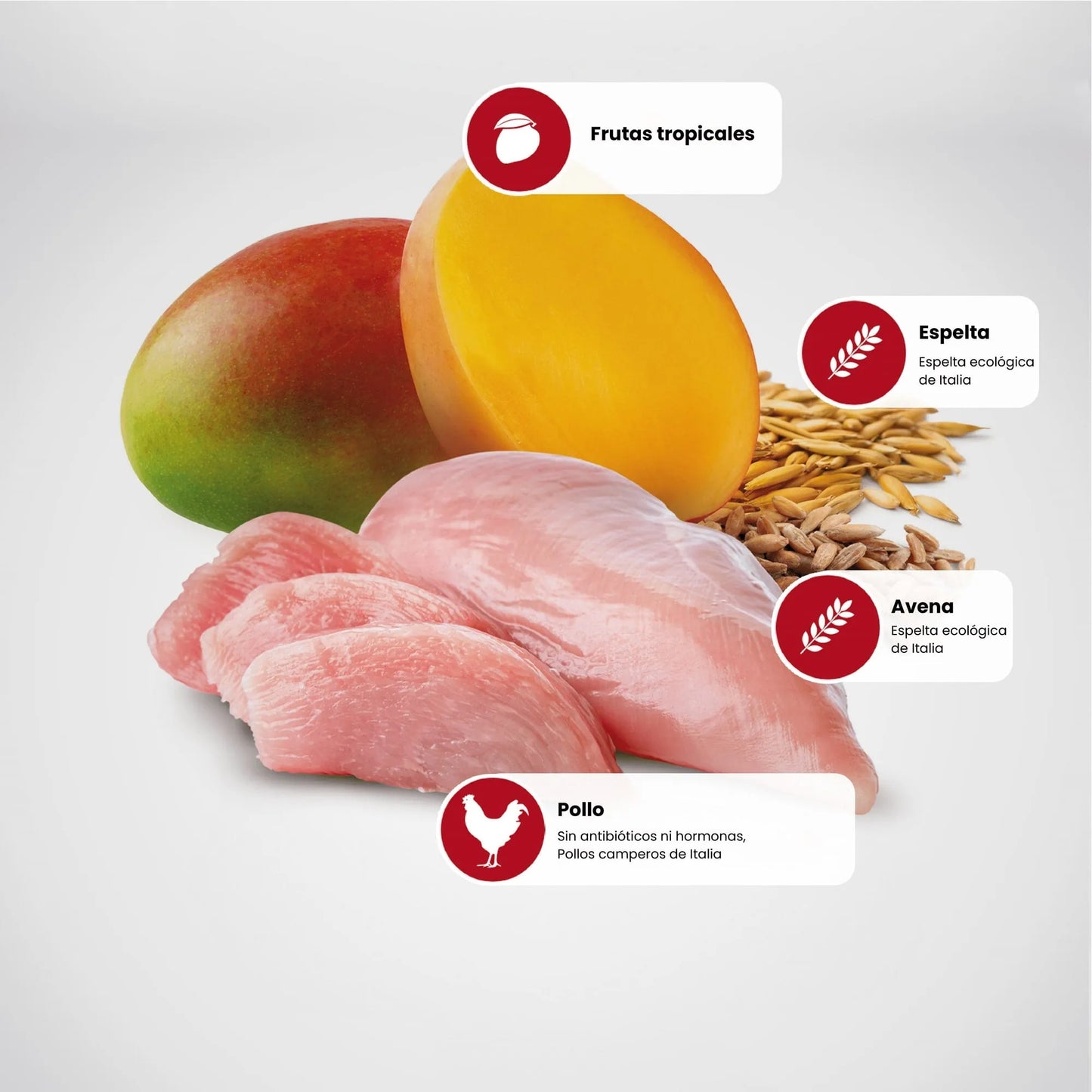 Pienso Farmina ND Tropical Neutered Pollo - Frutas Tropicales Premium