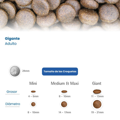Envase de la línea N&D Ancestral Grain con el sello de cereales