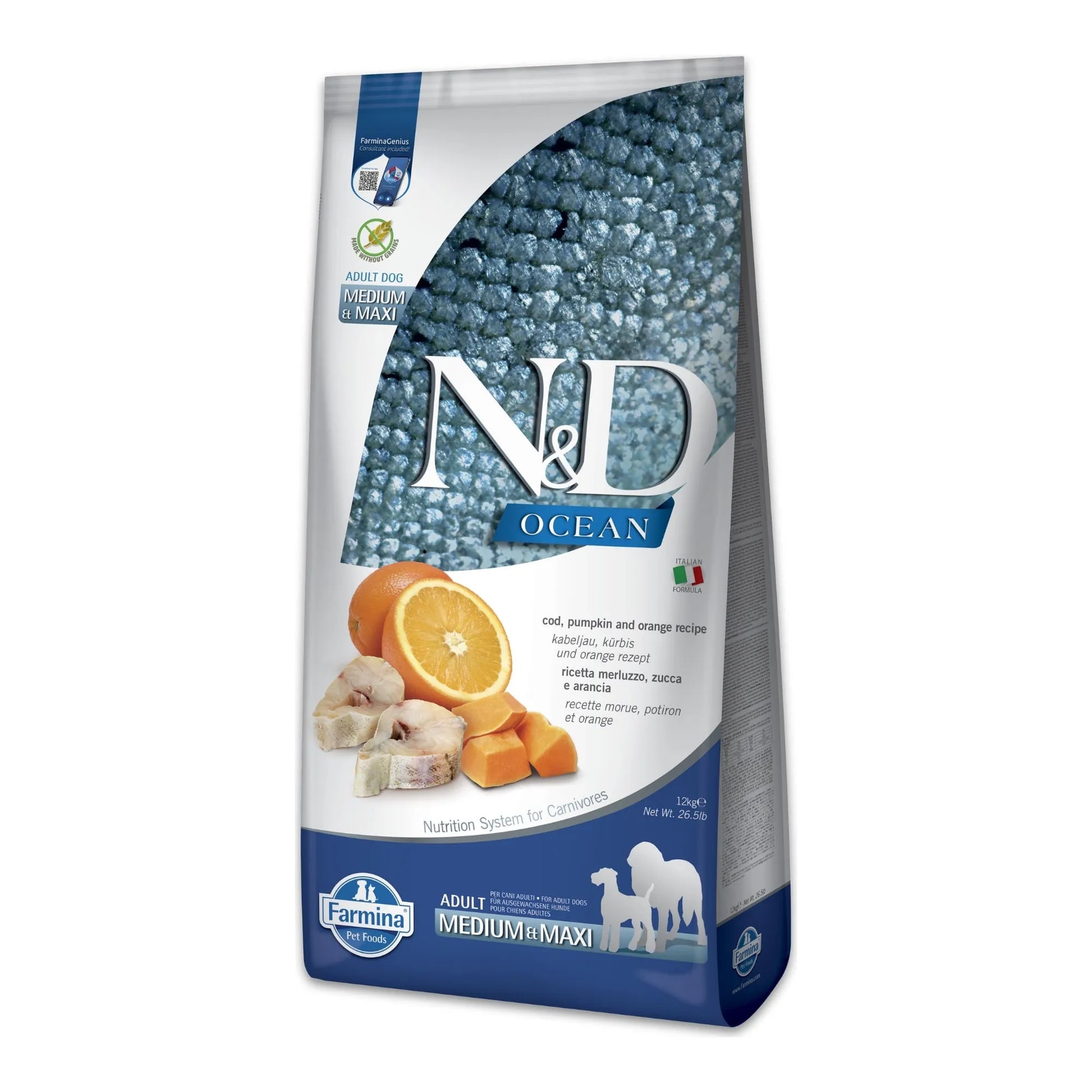 Pienso Farmina ND Ocean Pumpkin Bacalao - Marino Premium Pequeño