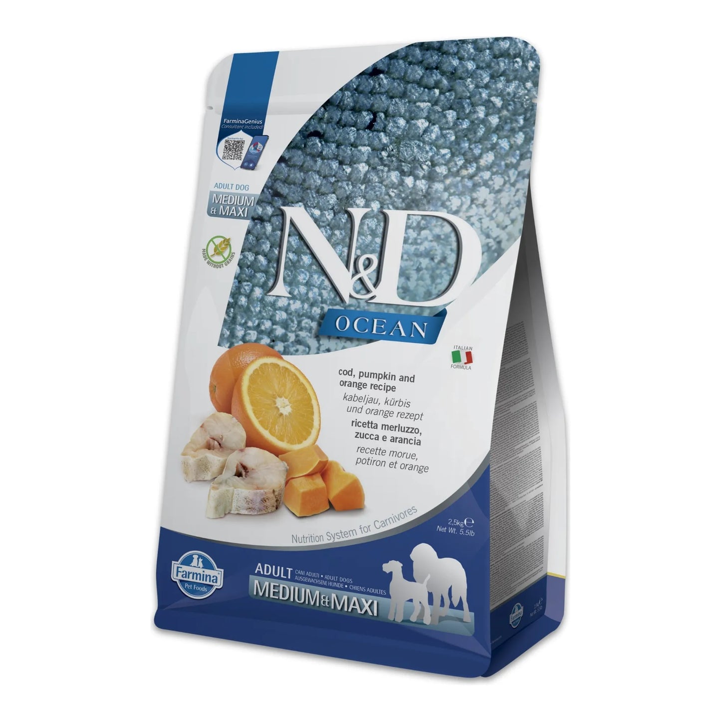 Pienso Farmina ND Ocean Pumpkin Bacalao - Marino Premium Pequeño