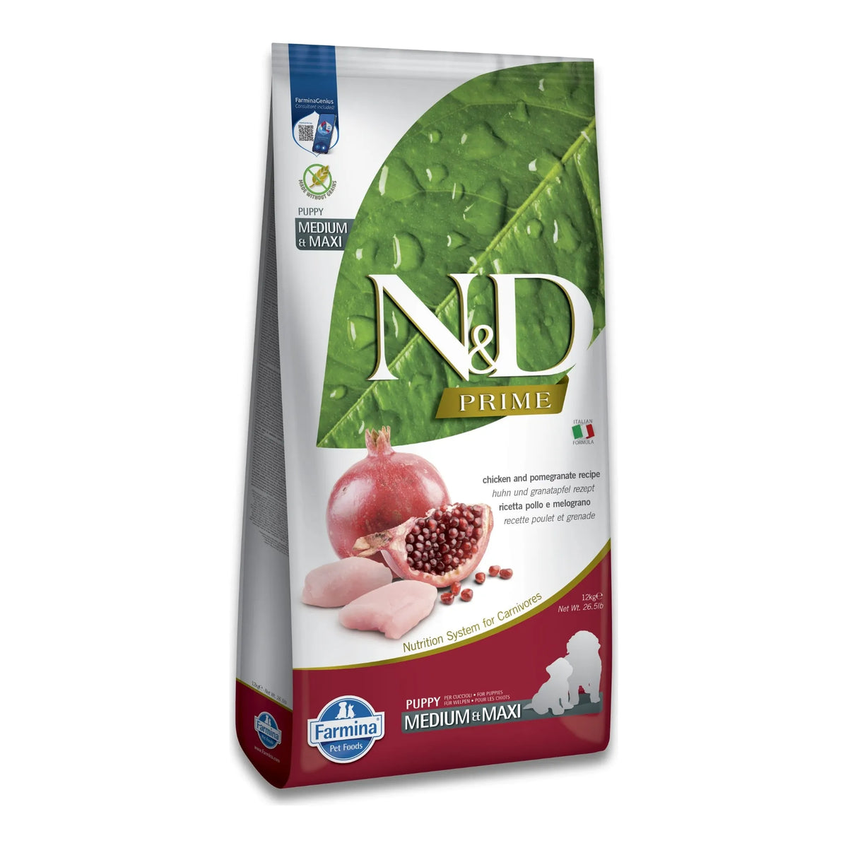 Saco de pienso Prime cachorros maxi de Farmina N&D