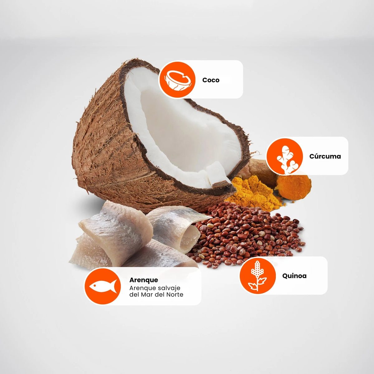 Envase frontal del pienso Farmina N&D Quinoa Skin and Coat