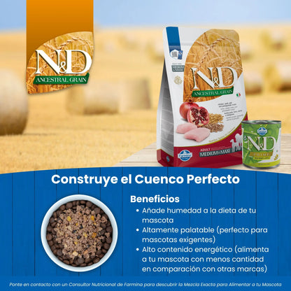 Pienso Farmina ND Selection Ancestral Pollo 12kg - Premium Razas Grandes