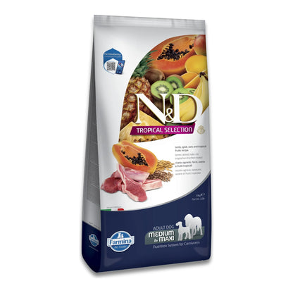 Pienso Farmina ND Tropical Selection Cordero - Premium Razas Medianas-Grandes