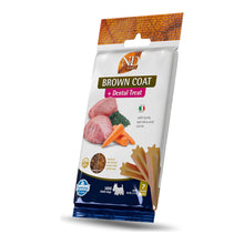 Bolsa de snack dental Farmina Brown para perros de raza pequeña, formato Mini