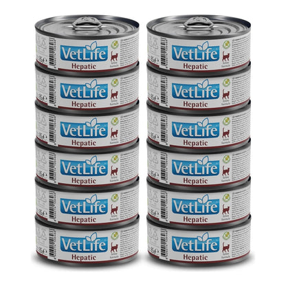 FARMINA VET LIFE NATURAL DIET CAT HEPATIC 12X85GR