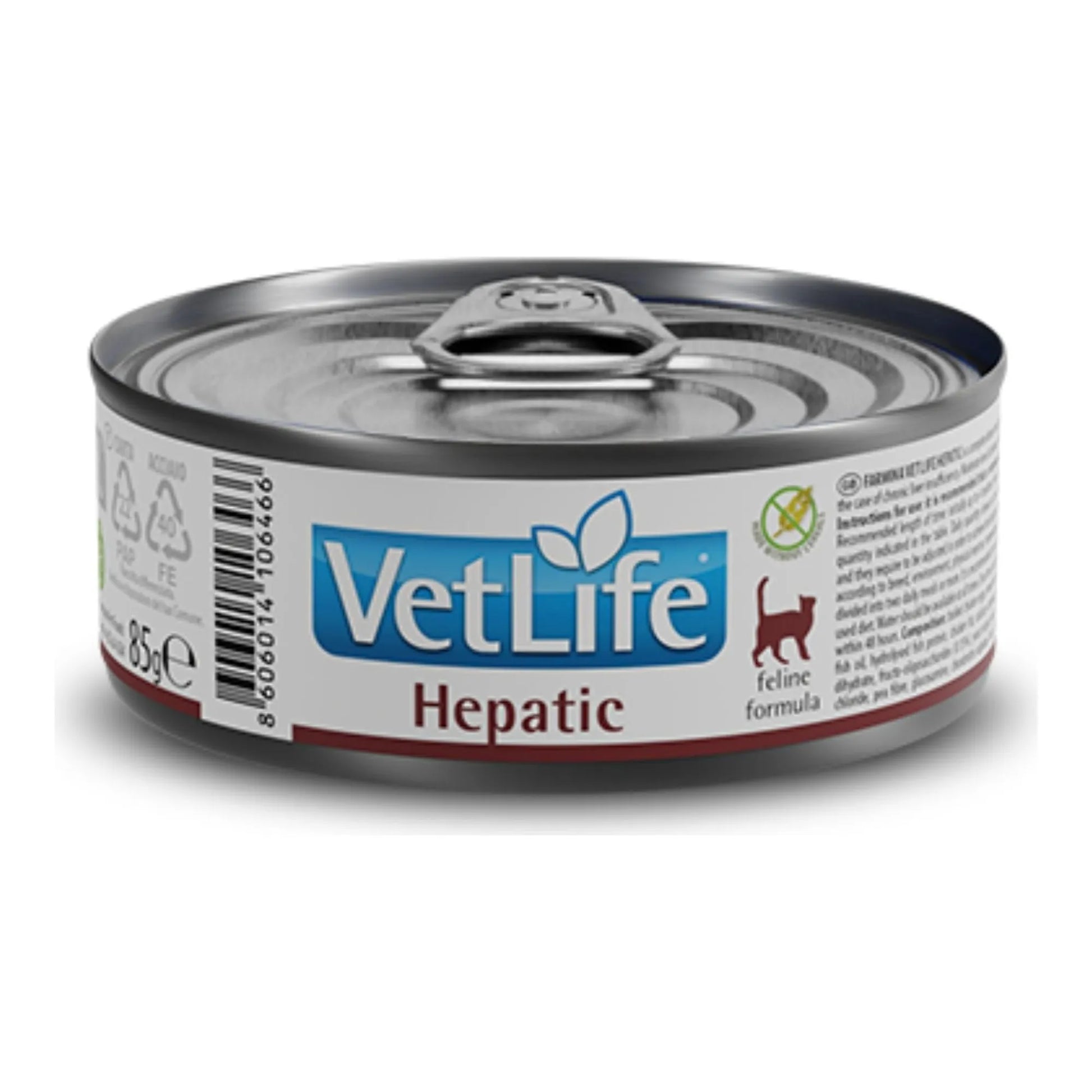 FARMINA VET LIFE NATURAL DIET CAT HEPATIC 12X85GR