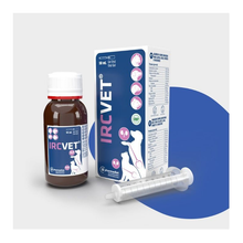 Estuche de Ircvet gel para perros y gatos de Pharmadiet, 50 ml con jeringa dosificadora, EAN 8414042003837