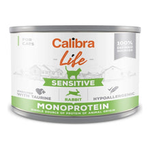 Latas Calibra Life Sensitive de conejo para gatos adultos, una lata de 200 g, EAN 8595706700153