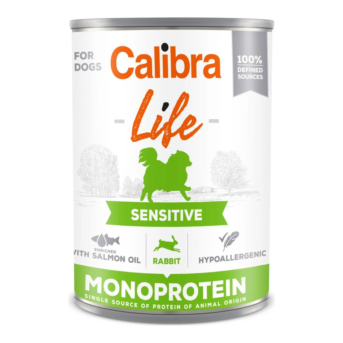 Latas Calibra Life Sensitive de conejo: una lata de 400 g, EAN 8595706700108