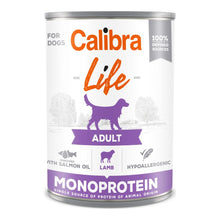 Latas Calibra Life de cordero para perros adultos: una lata de 400 g, EAN 8595706700047