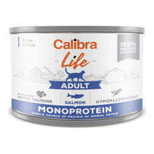 Latas Calibra Life de salmón para gatos adultos, una lata de 200 g, EAN 8595706700146