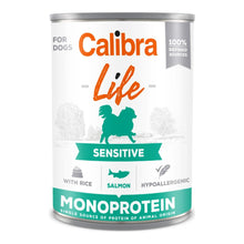 Latas Calibra Life Sensitive de salmón: una lata de 400 g, EAN 8595706700092