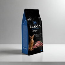 Saco del pienso monoproteico Lenda de cerdo para gatos, EAN 8435578202297 y 8435578202303