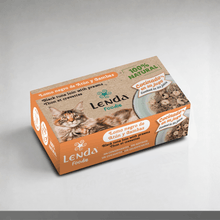 Envase de 120 g de Lenda Foodie atún con gambas para gatos, EAN 18435578290024