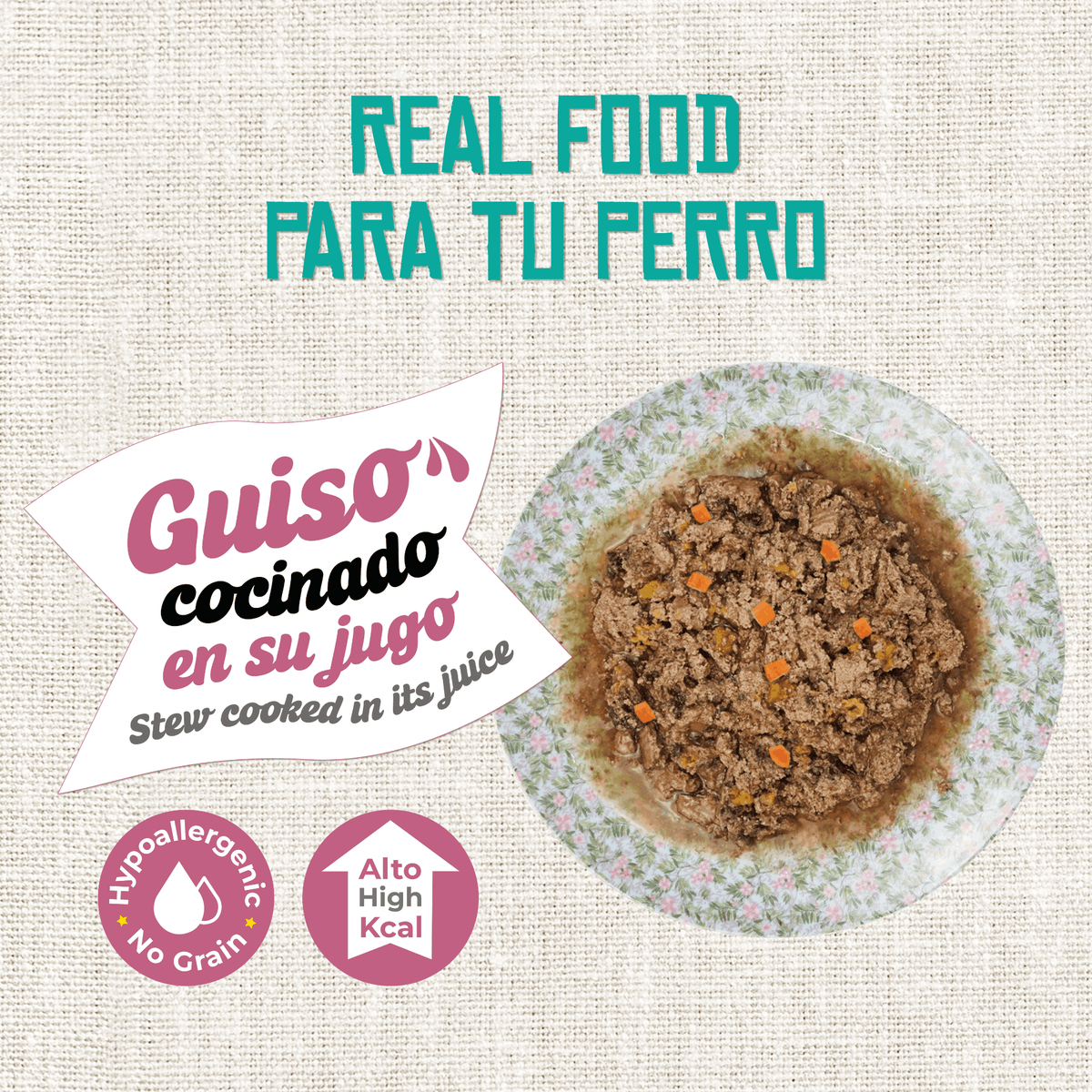 Plato de Lenda Foodie Cazuela Silvestre para perros cocinada en su propio jugo, EAN 18435578201211