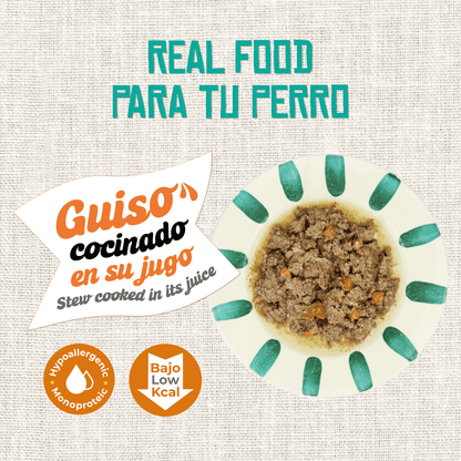 Plato de Lenda Foodie Meloso de Lechón para perros cocinado en su propio jugo, EAN 18435578201167