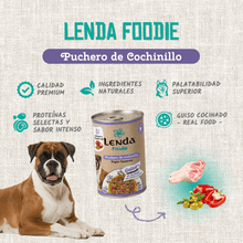 Infografía oficial del cochinillo con aceitunas y pimiento, EAN 18435578201204