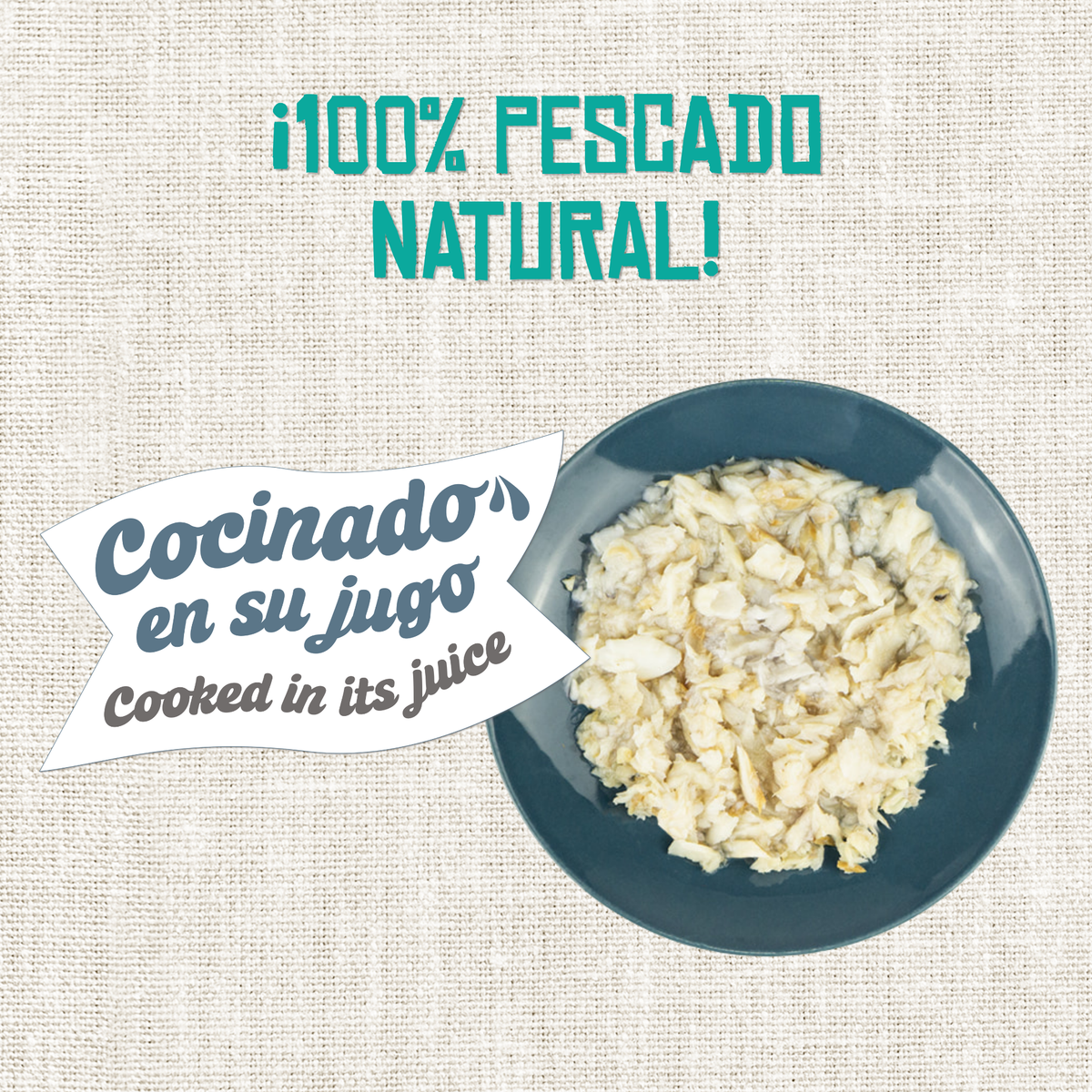 Plato de Lenda Foodie Puppy migas de merluza cocinadas en su jugo, EAN 18435578290086