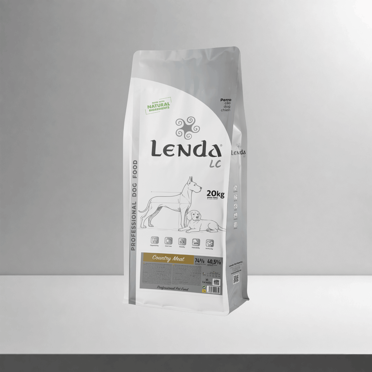 Saco de 20 kg del pienso Lenda LC Country para perros, EAN 8435578200859