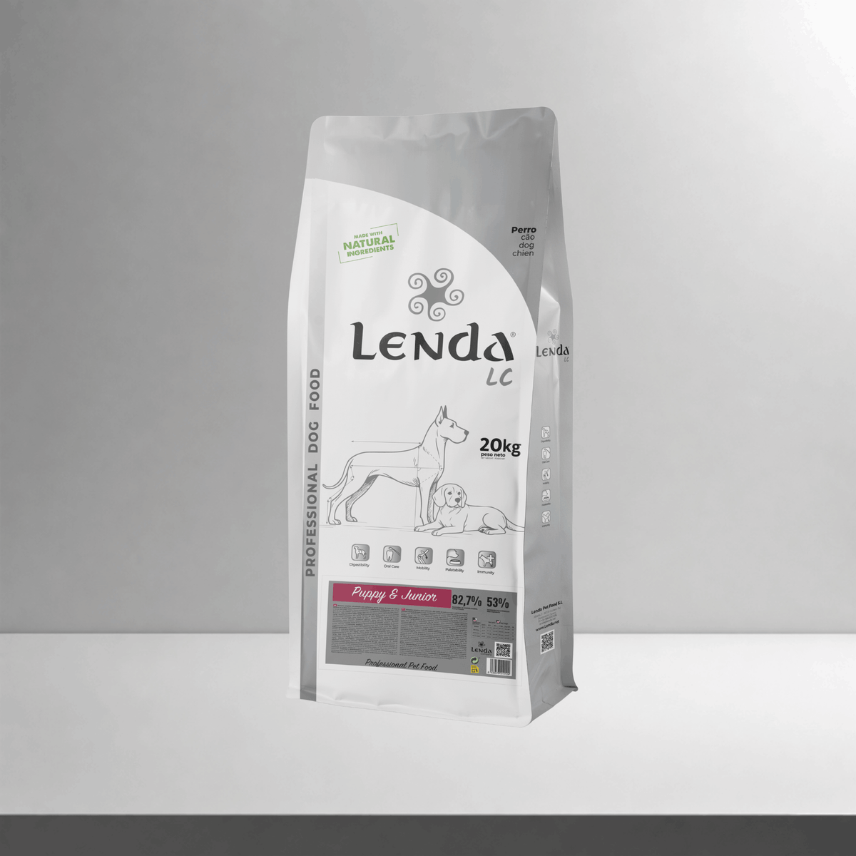 Saco de 20 kg del pienso Lenda LC para cachorros, EAN 8435578210124