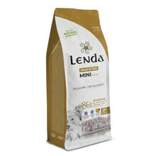 Saco de pienso hipoalergénico Lenda Mini Meat & Fish para perros pequeños, con pato, pavo, pescado y krill.