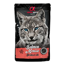 Mousse Alpha Spirit de salmón para gatos esterilizados, sobre de 85 g, EAN 8436586311599