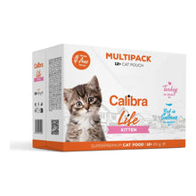 Multipack Calibra Life de sobres para gatitos, caja de 12 sobres de 2 recetas, EAN 8595706701006