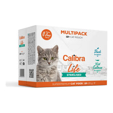 Multipack Calibra Life de sobres para gatos esterilizados, caja de 12 sobres de 2 recetas, EAN 8595706701013