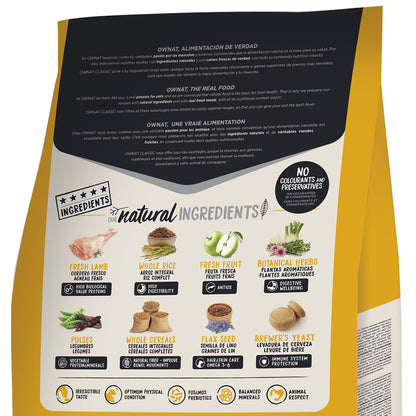 Ownat Classic Lamb & Rice Pienso Cordero y Arroz para Perro