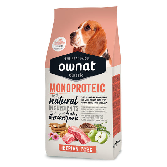Ownat Classic Monoproteico Iberian Pork Pienso Cerdo para Perro
