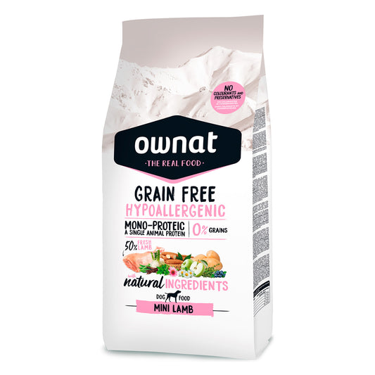 Ownat Grain Free Hipoalergénico Cordero Pienso para Perro Adulto Pequeño