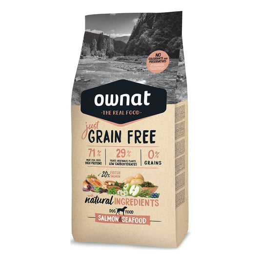 Ownat Just Grain Free Salmón y Marisco Pienso para Perro Adulto