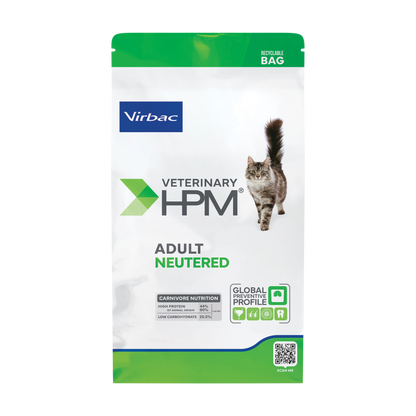 Pienso para gato esterilizado Virbac HPM Adult Neutered, saco frontal, EAN 3561963630422