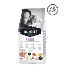 Saco frontal del pienso Ownat Care Renal para gatos, EAN 8429037014569