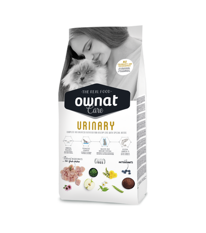 Saco frontal del pienso Ownat Care Urinary para gatos, EAN 8429037009343