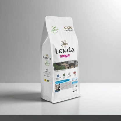 Saco de 2 kg del pienso Lenda Urban Indoor para gatos, EAN 8435578201610