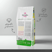 Parte trasera del saco con los ingredientes, EAN 8435578201733 y 8435578201672 y 8435578201542