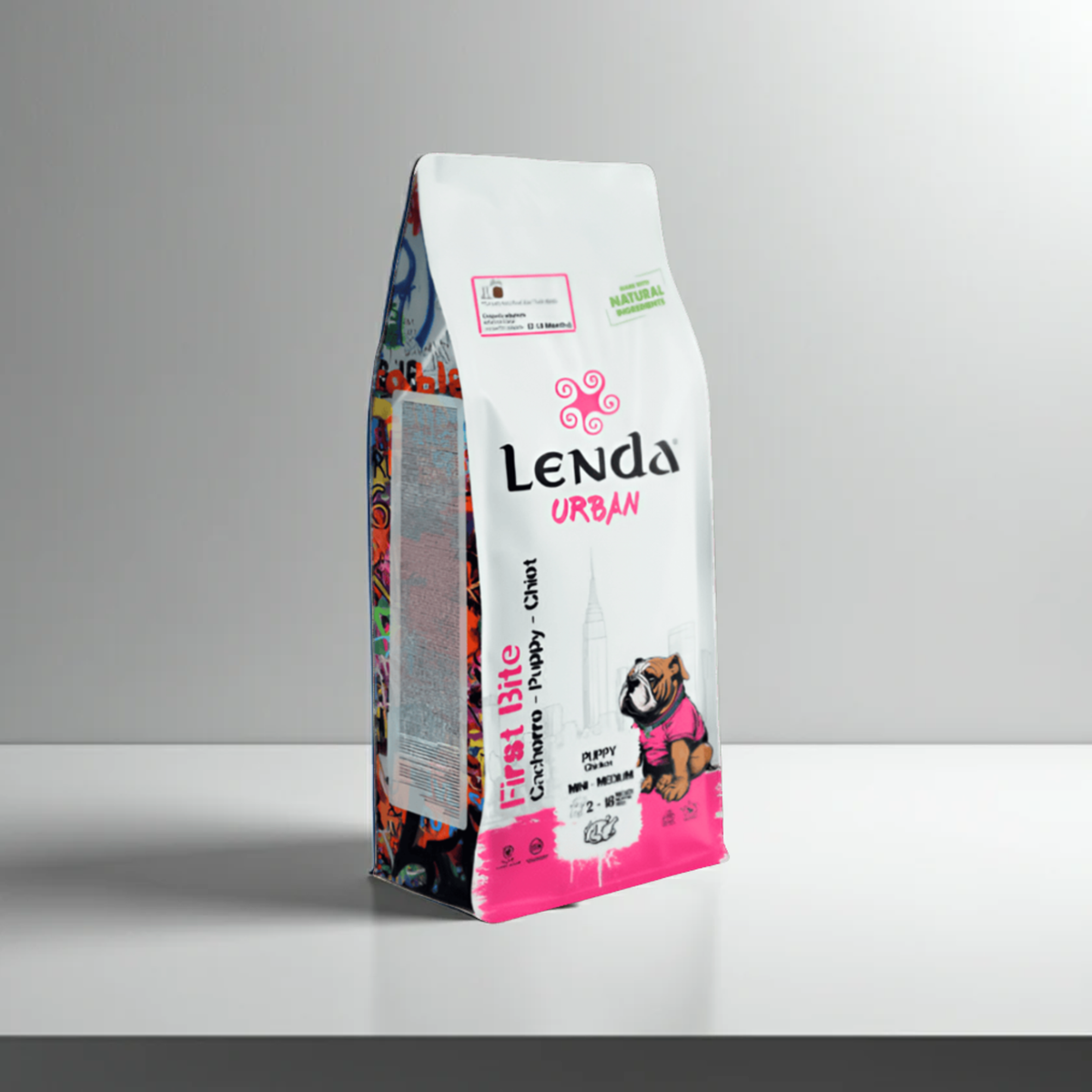 Saco del pienso Lenda Urban para cachorros, EAN 8435578201702 y 8435578201641