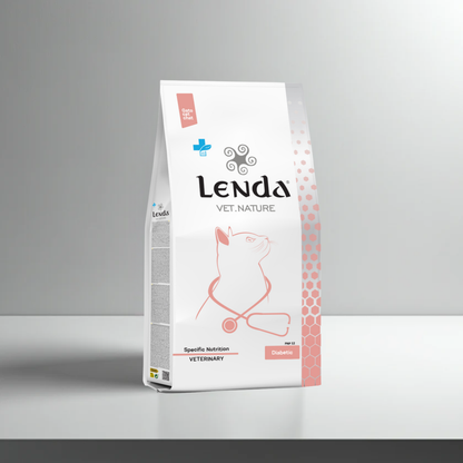 Saco de 2 kg del pienso Lenda Vet Diabetic para gatos, EAN 8435578250281