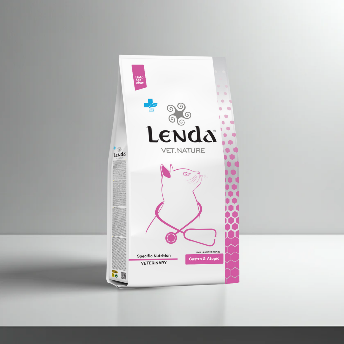 Saco de 2 kg del pienso Lenda Vet Gastro para gatos, EAN 8435578250229
