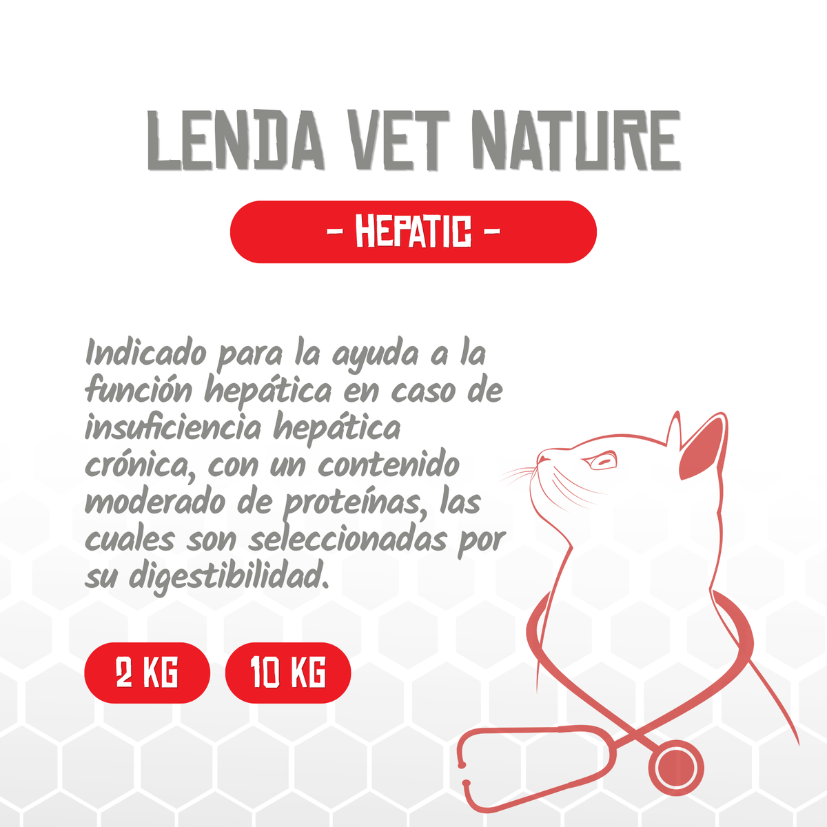 Presentación de la receta Hepatic de Vet Nature y sus formatos, EAN 8435578250236